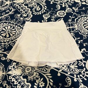 White Tennis Skirt Pleated